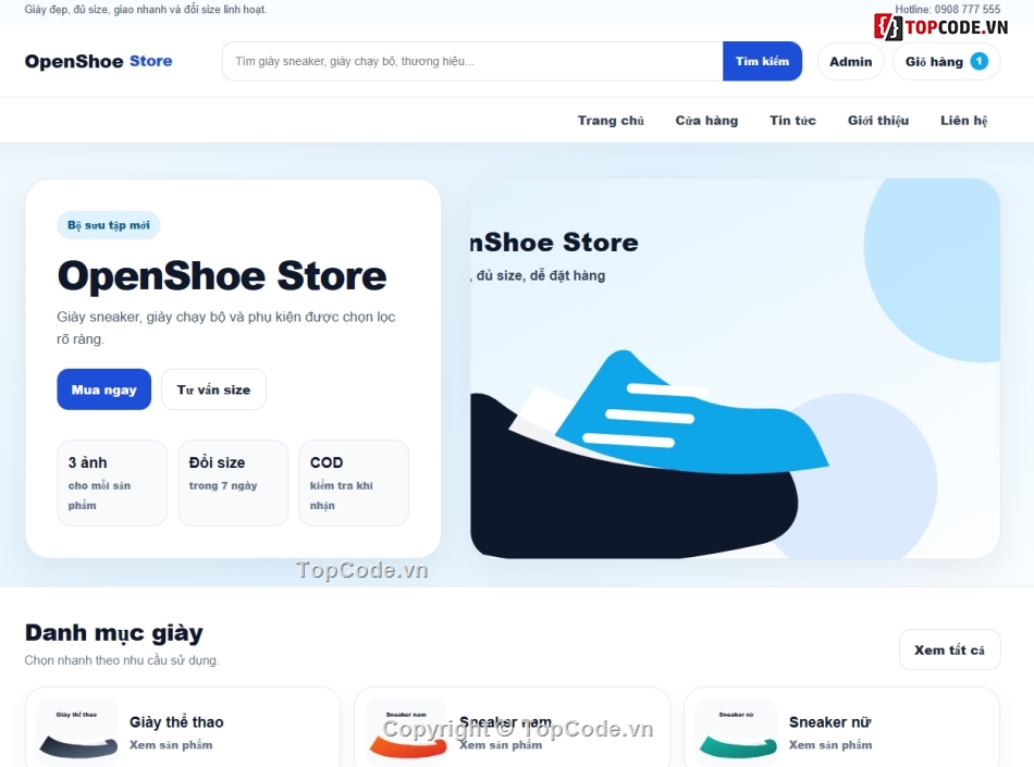 web bán giày,website bán giày,bán web